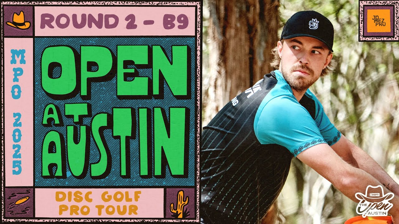 2025 MVP's Open at Austin | MPO R2B9 | Hammes, Klein, Barela, Mäkelä | Jomez Disc Golf