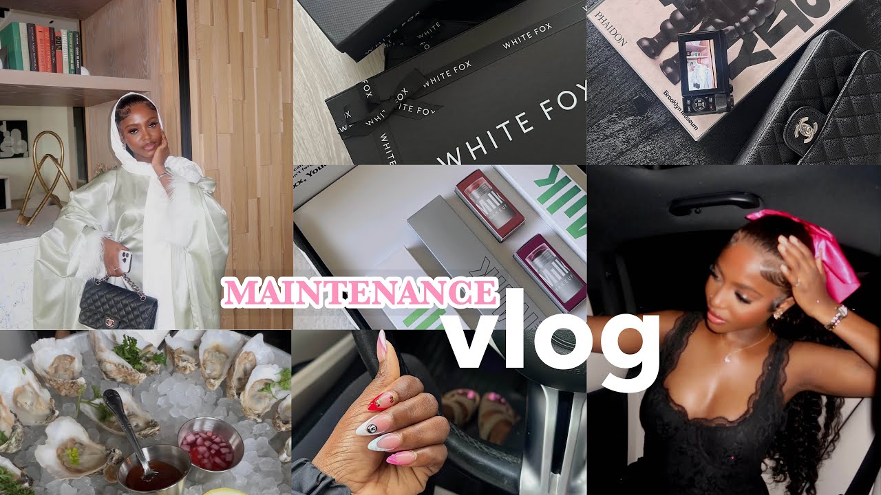 monthly maintenance vl✰g | spend random days in my life, hair + nail + pr unboxing and more