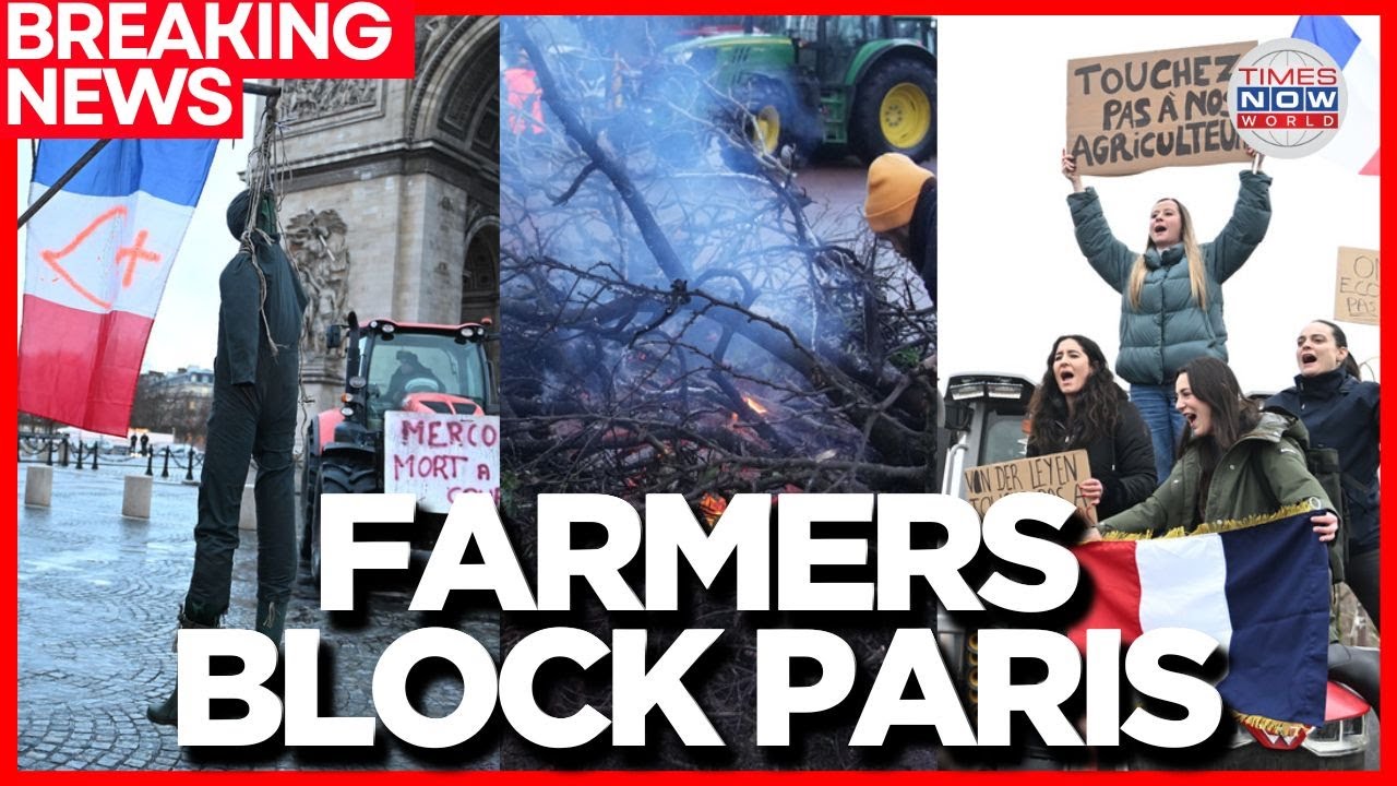 FRANCE FARMER PROTESTS LIVE | Fury in France: Farmers Rage Against Free Trade Agreement