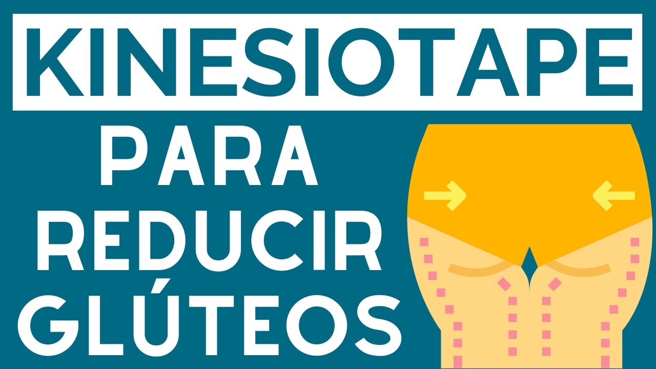 🦵💧🍊 Cómo ELIMINAR la CELULITIS de los GLUTEOS con KINESIOTAPE 🤕🌈