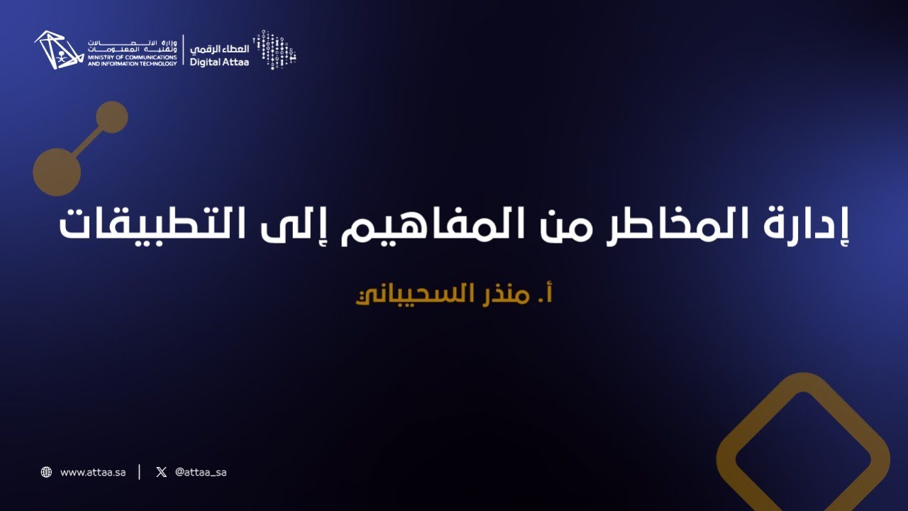 إدارة المخاطر من المفاهيم إلى التطبيقات