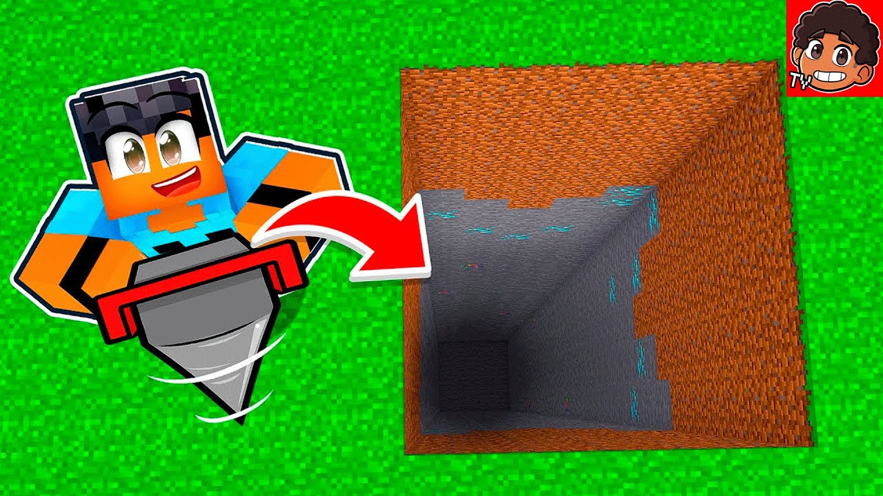 Joguei o SERVIDOR de CAVAR no Minecraft!