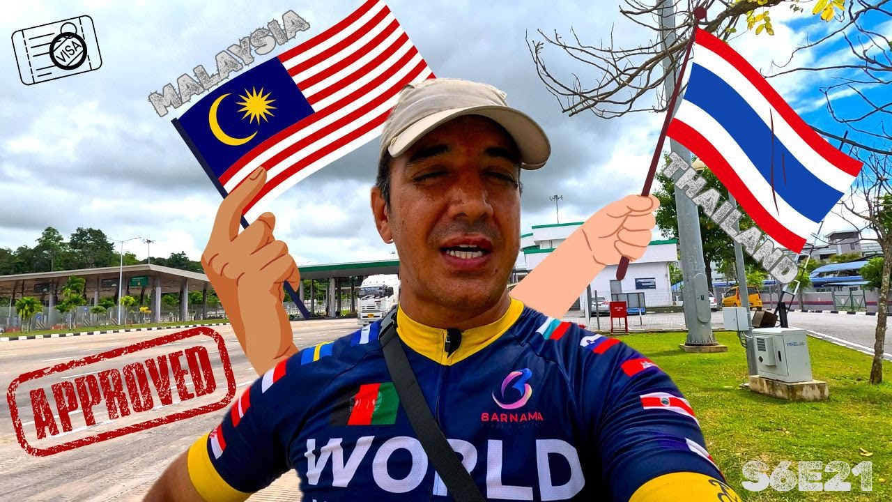 Crossing Thailand to Malaysia by Bike ! What Really Happens at the Border ?