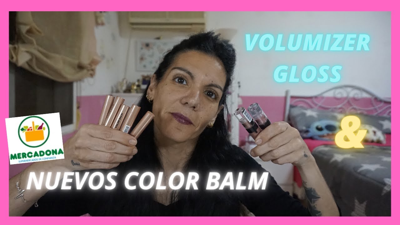 🔴NUEVOS COLOR BALM Y VOLUMIZER GLOSS/MERCADONA//SILVIA ROSELL