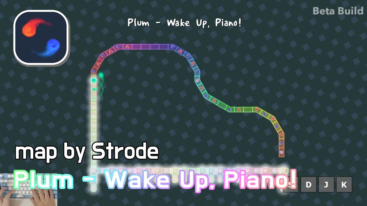 [ADOFAI custom][클리어 영상]Wake Up, Piano!(music by Plum)(map by Strode)