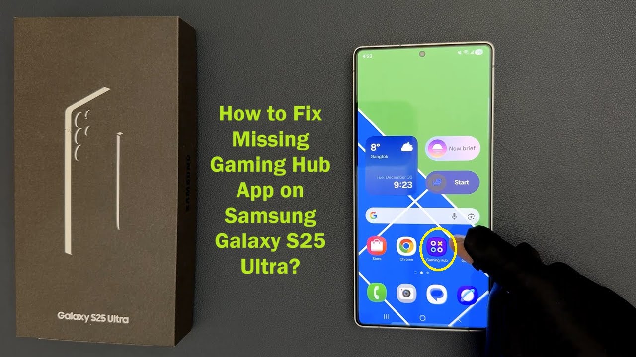 How to Fix Missing Gaming Hub App on Samsung Galaxy S25 Ultra?