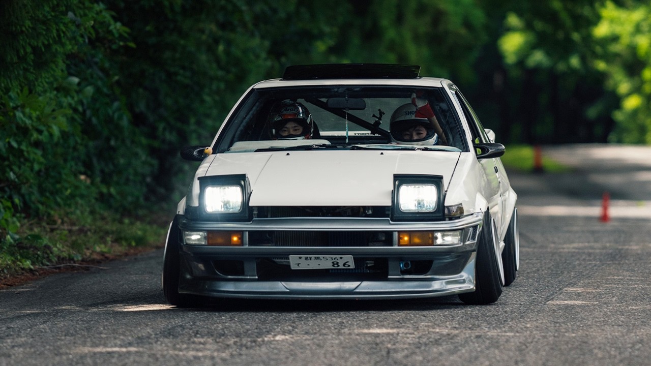 AE86 ONLY at Gunsai Touge Japan | 4K