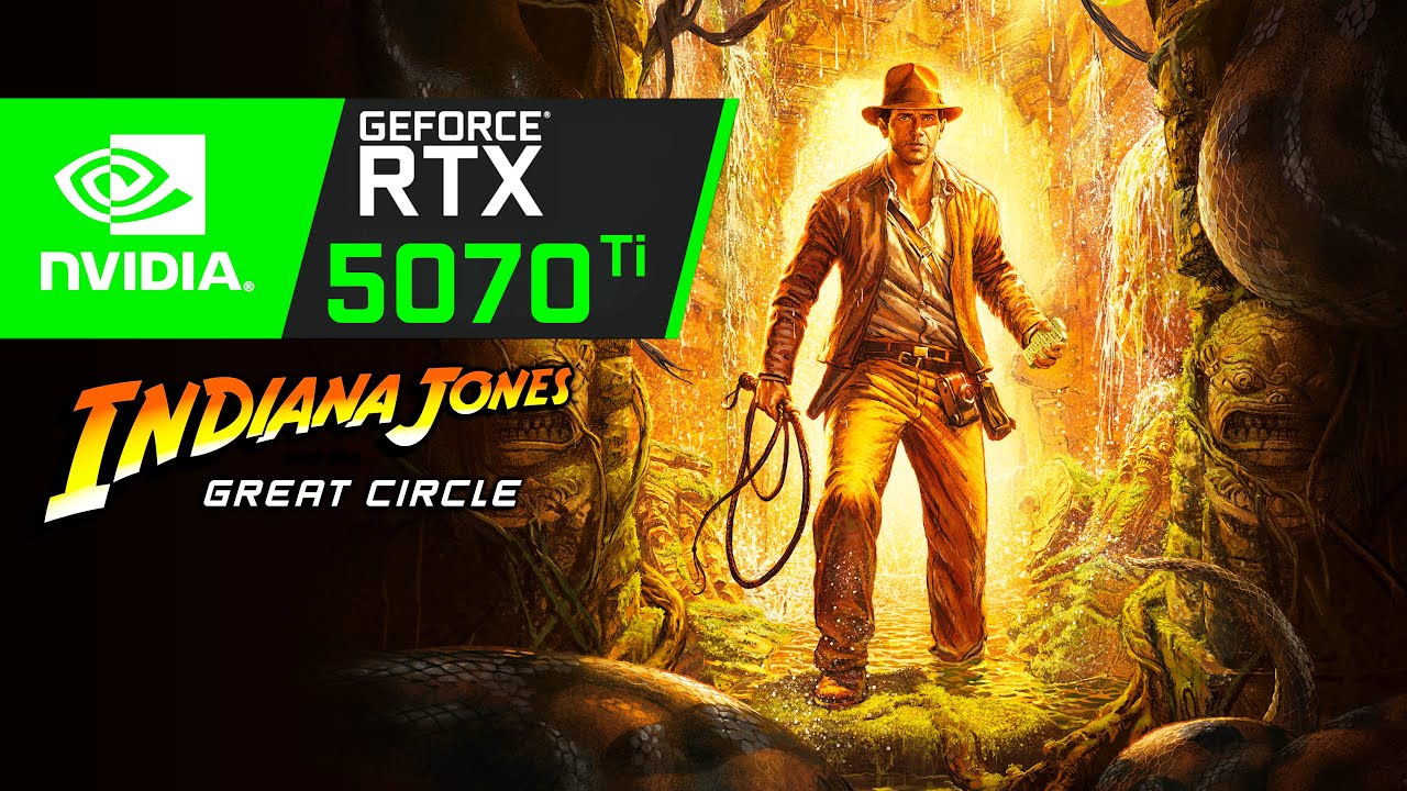 RTX 5070 Ti on Indiana Jones and The Great Circle | 1080p, 1440p with Ray Tracing!