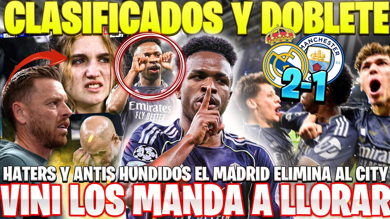 CLASIFICADOS &iexcl;ELIMINAMOS AL CITY! CON VICTORIA 2-1 Y VINI MANDA A CALLAR HATERS Y CULES 🤯VAYA LOCURA
