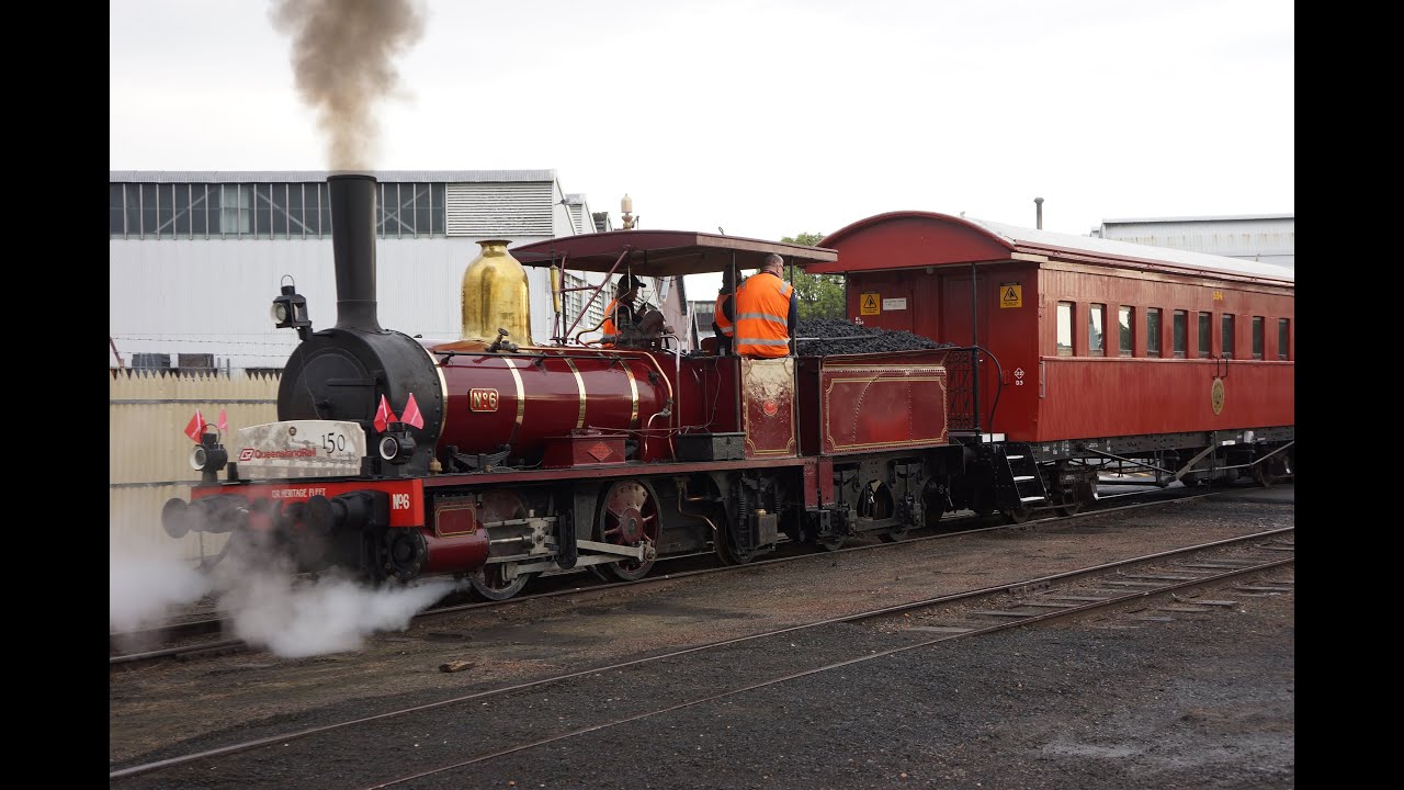 BB18 ¼ 1079 and A10 No. 6 - QR 150th Steam Train to Grandchester - 26/07/2015 - 2 of 2