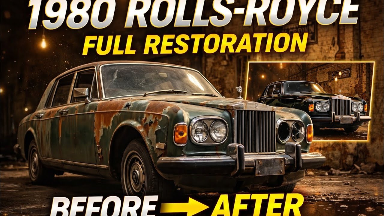 “This Abandoned Rolls-Royce Was Dead… Now It’s Brand New!”
