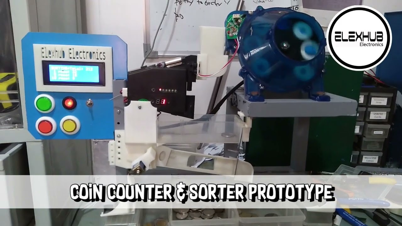 Coin Counter and Sorter Protoype Using Universal Coinslot, Coin Hopper and Arduino