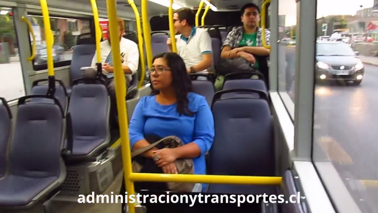 Bus Transantiago 2 Pisos | Interior 1&deg; Piso Alexander Dennis Enviro 500