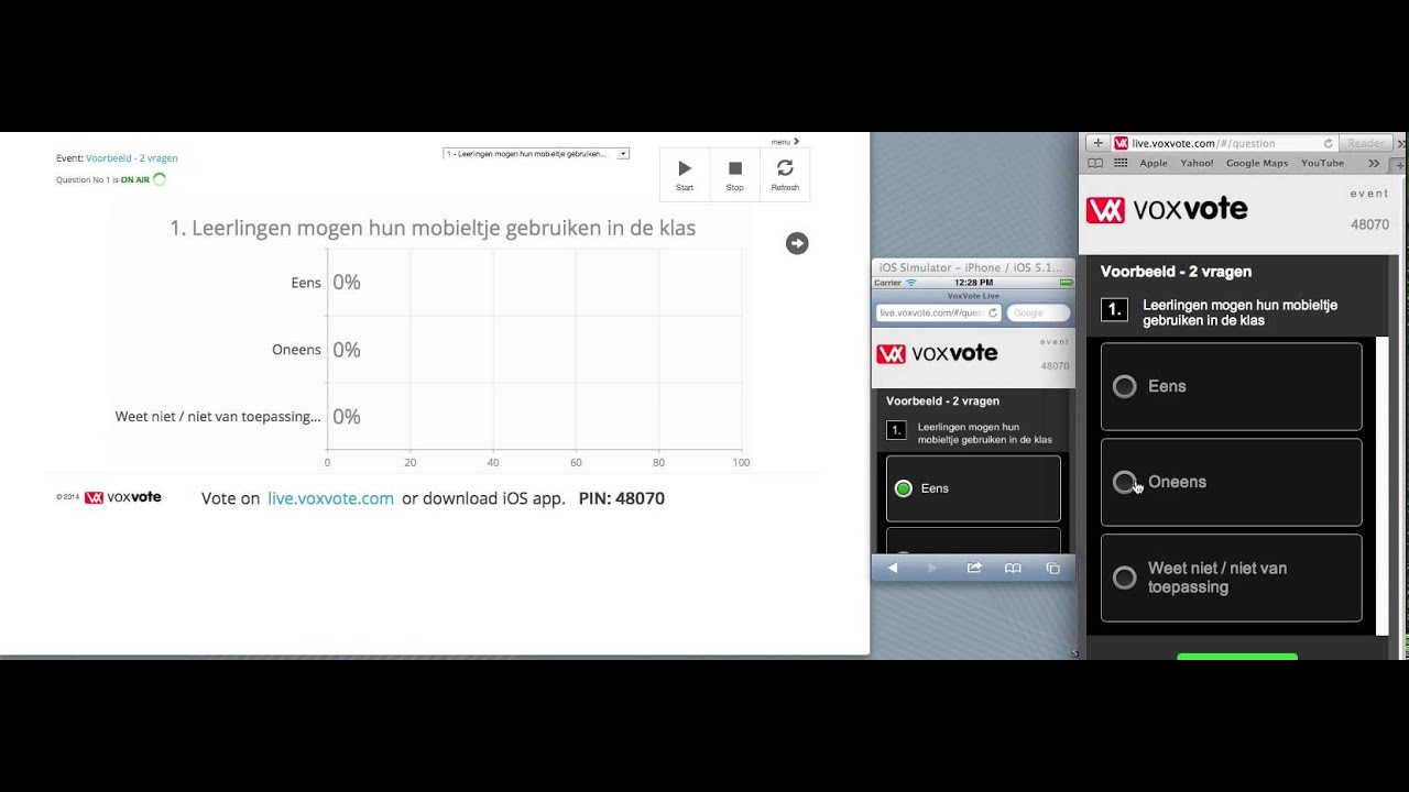 VoxVote - Instructie video (Nederlands) deel 2 van 2 - Mobile Voting