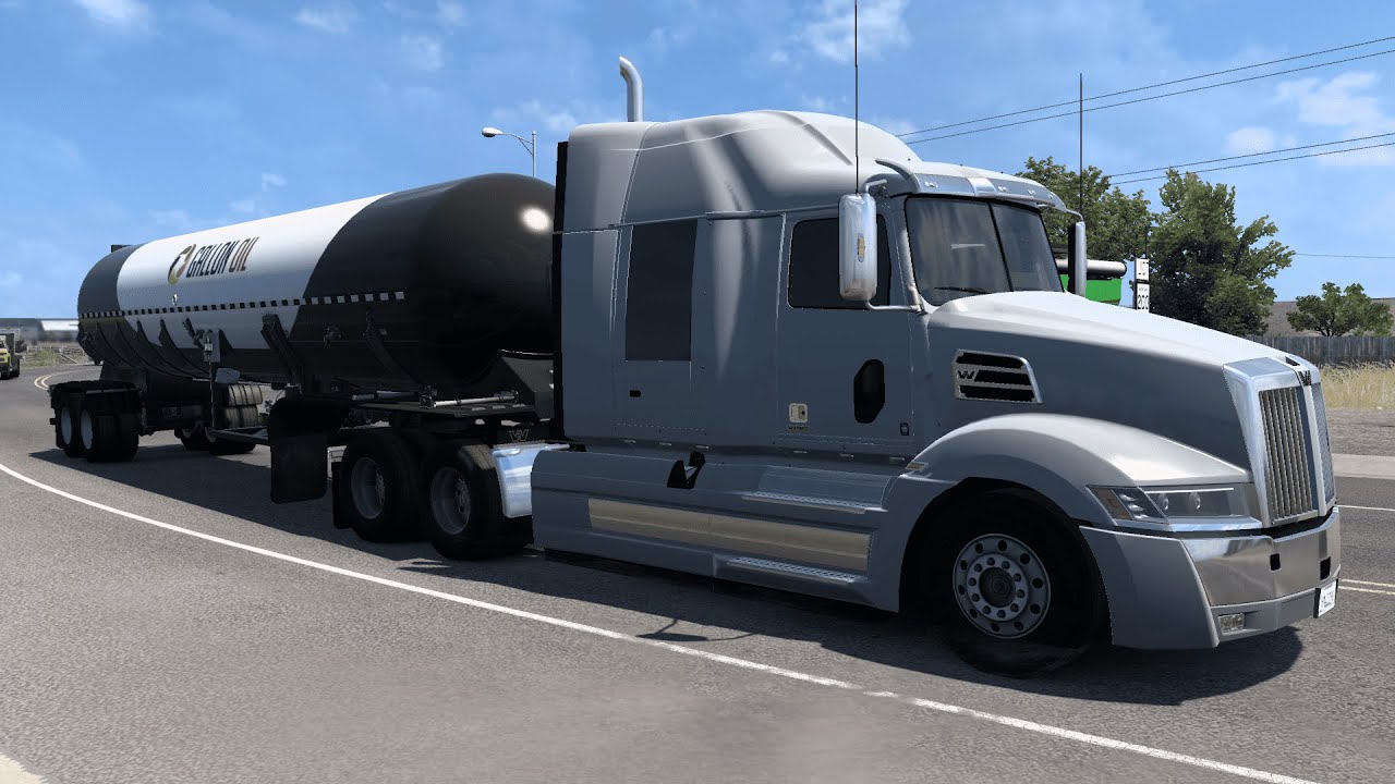 ATS | Scenic Drive Glendive → Havre | Western Star 5700XE | No Commentary
