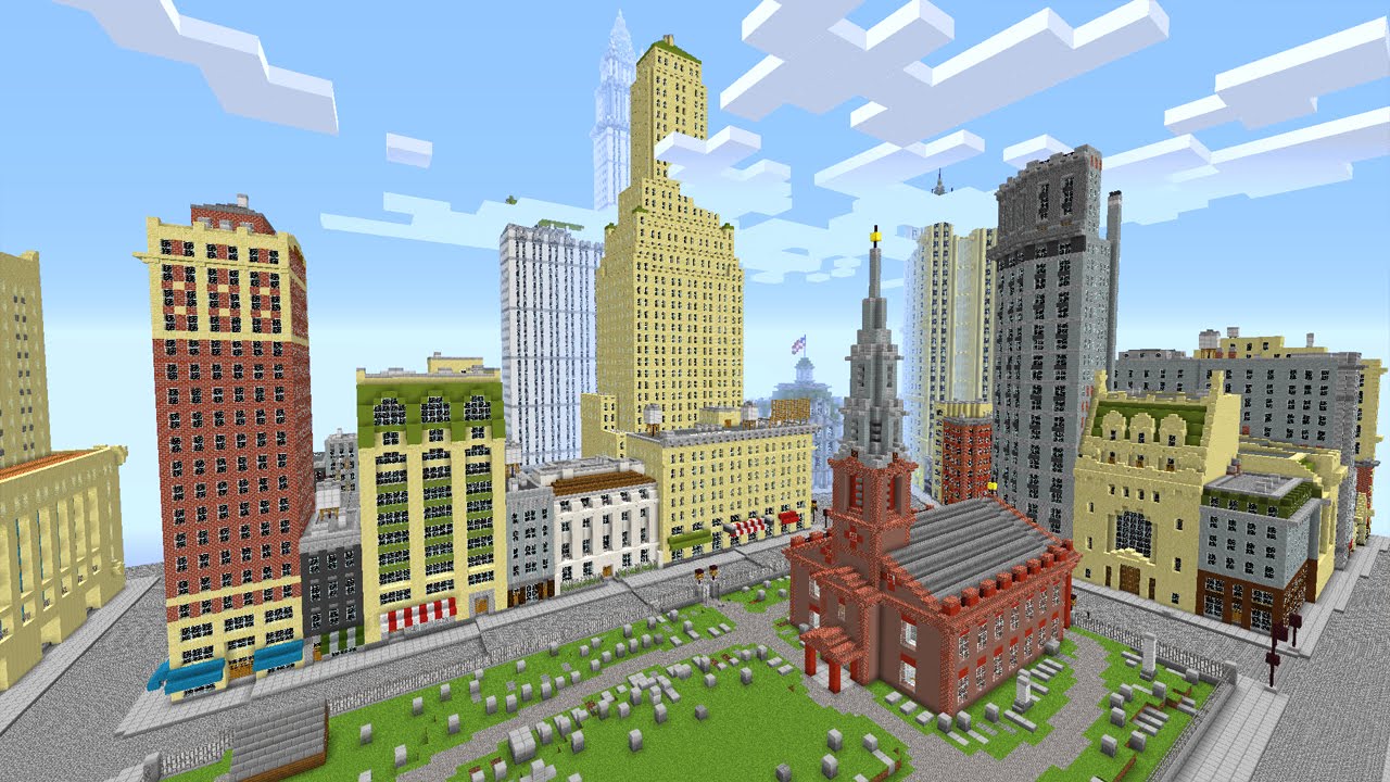 New York City in Minecraft - Minecraft Map