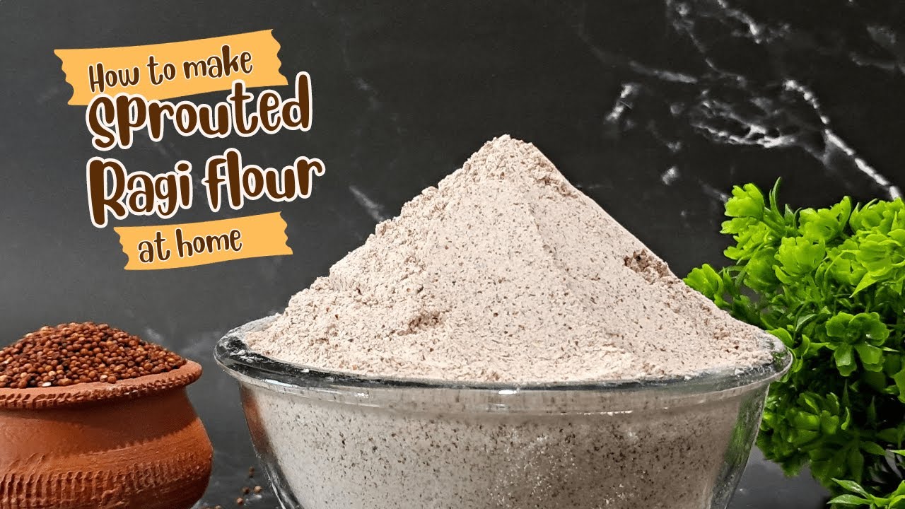 How to Make Sprouted Ragi Powder at Home | Sprouted Finger Millet Flour | Millet Palate