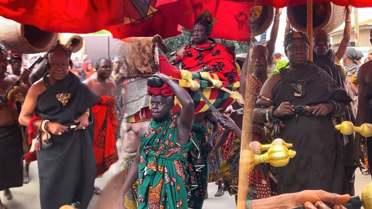 Kumawumanhene Barima Tweneboah Kodua Mourns With Nana Nkansah Boadu Agric Nzemahene
