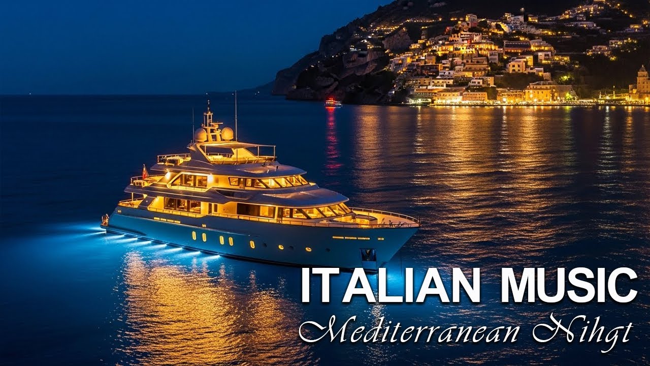 Italian Music – Mediterranean Dream 💫 Luxury Shoreline Escape