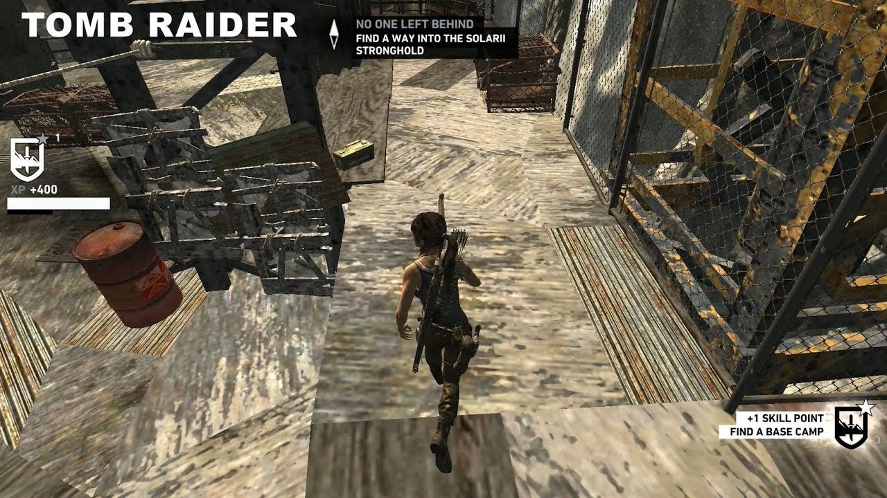 TOMB RAIDER    NO ONE LEFT BEHIND  FIND A WAY INTO THE SOLARII STRONGHOLD