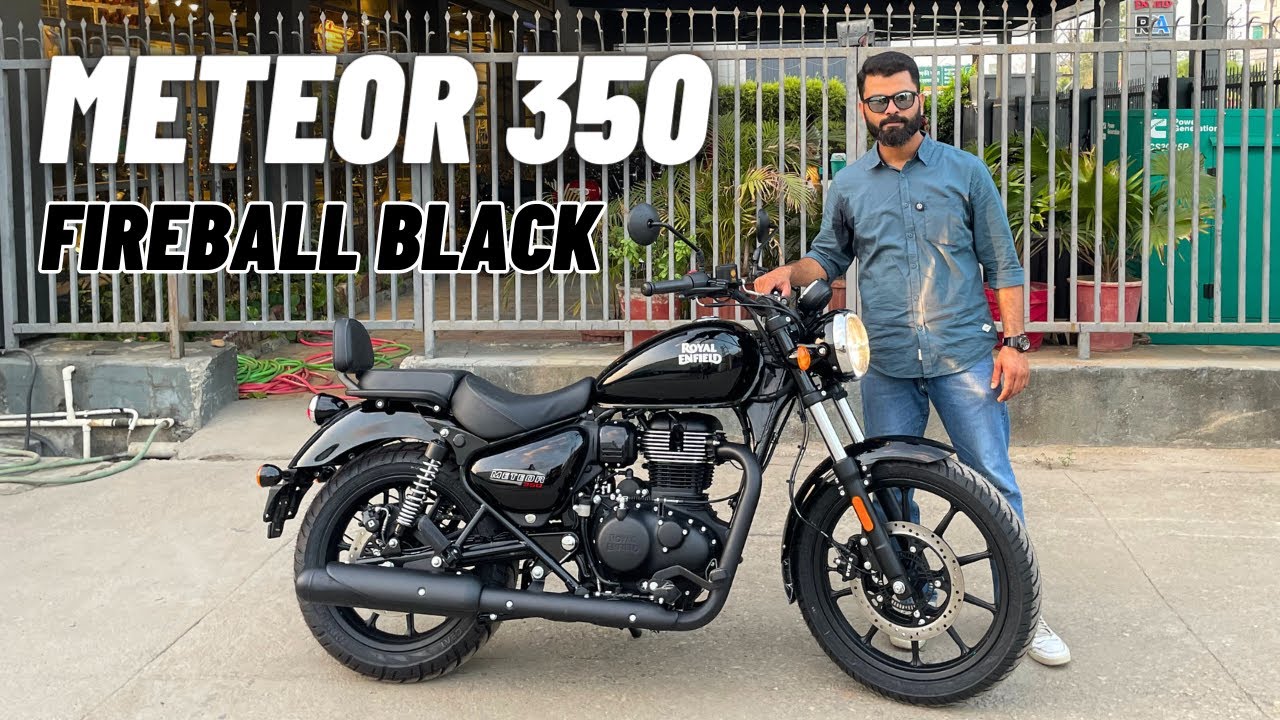 2024 Royal Enfield Meteor 350 Fireball Black | The Best Variant & Color | Motorxone