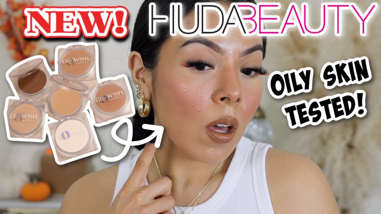 NEW🚨GLOWISH LUMINOUS PRESSED POWDER FOUNDATION|| REVIEW & WEAR TEST ON OILY SKIN!