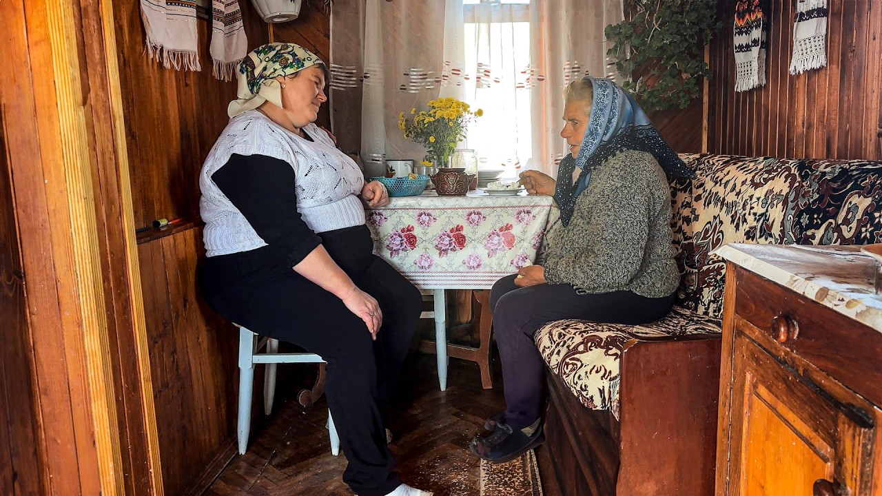 The Hard Daily Labor and Life of a Family in a Remote Village