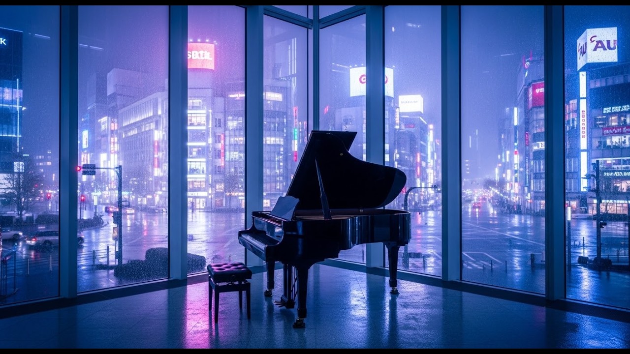 Relaxing Jazz Music 4K | Elegant NYC Bedroom Night Ambience | Smooth Jazz for Sleep