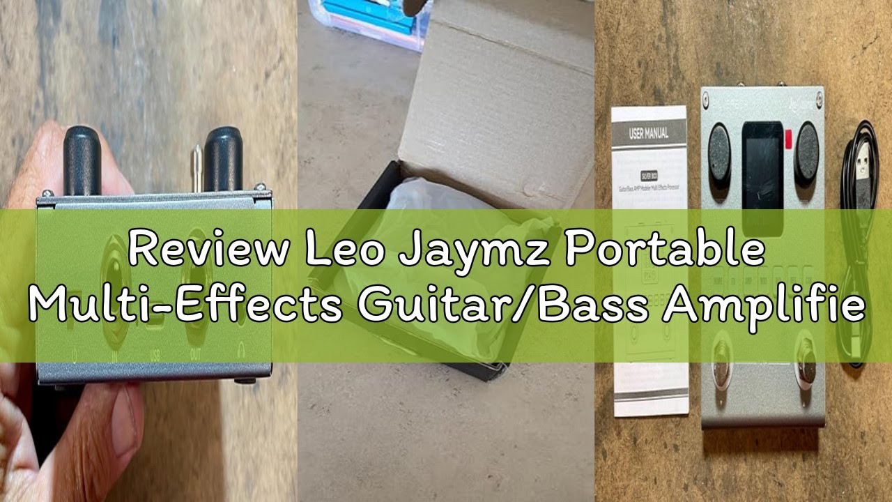 Review Leo Jaymz Portable Multi-Effects Guitar/Bass Amplifier Modeler Effects Processor with 6 Effec