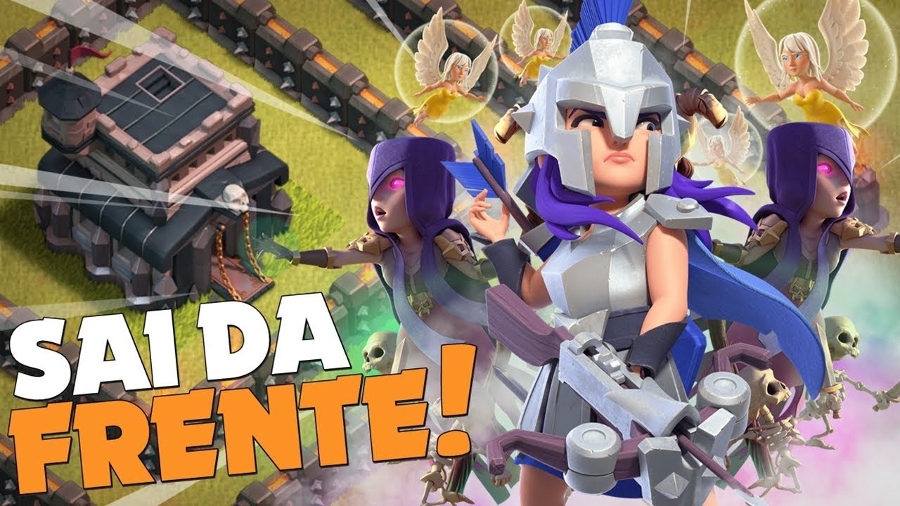 APRENDA CAPOTAR CV9 COM QUEEN WALK GOBOWITCH! NÃO SOBRA NADA PARCEIRO! | CLASH OF CLANS