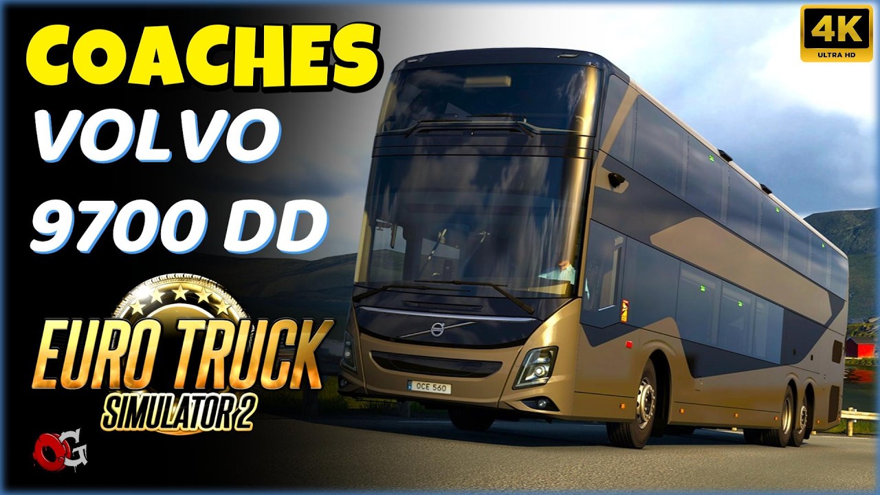 ETS2 Coaches | Volvo 9700 DD Bus | Moza TSW 4K UHD