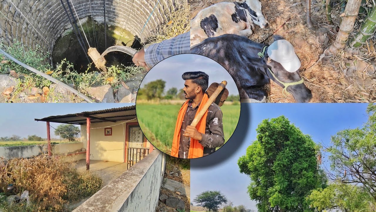 एक हाताने सोडली मोटर..😳 full-vlog @Piyushsawant-vlogs #farmingvlog #marathivlog #op #ps #pune 