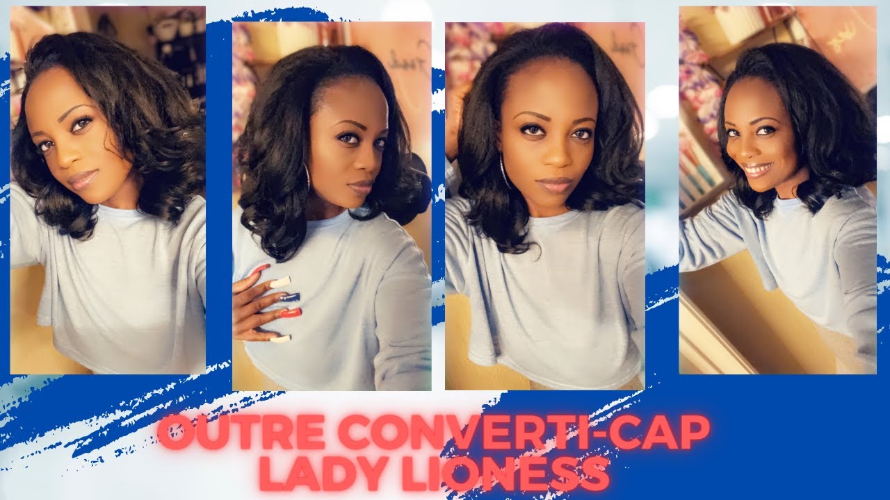 Outre Converti-Cap Lady Lioness ~ Roaring with texture, body, and VA-VOOM! Under $20.00!!