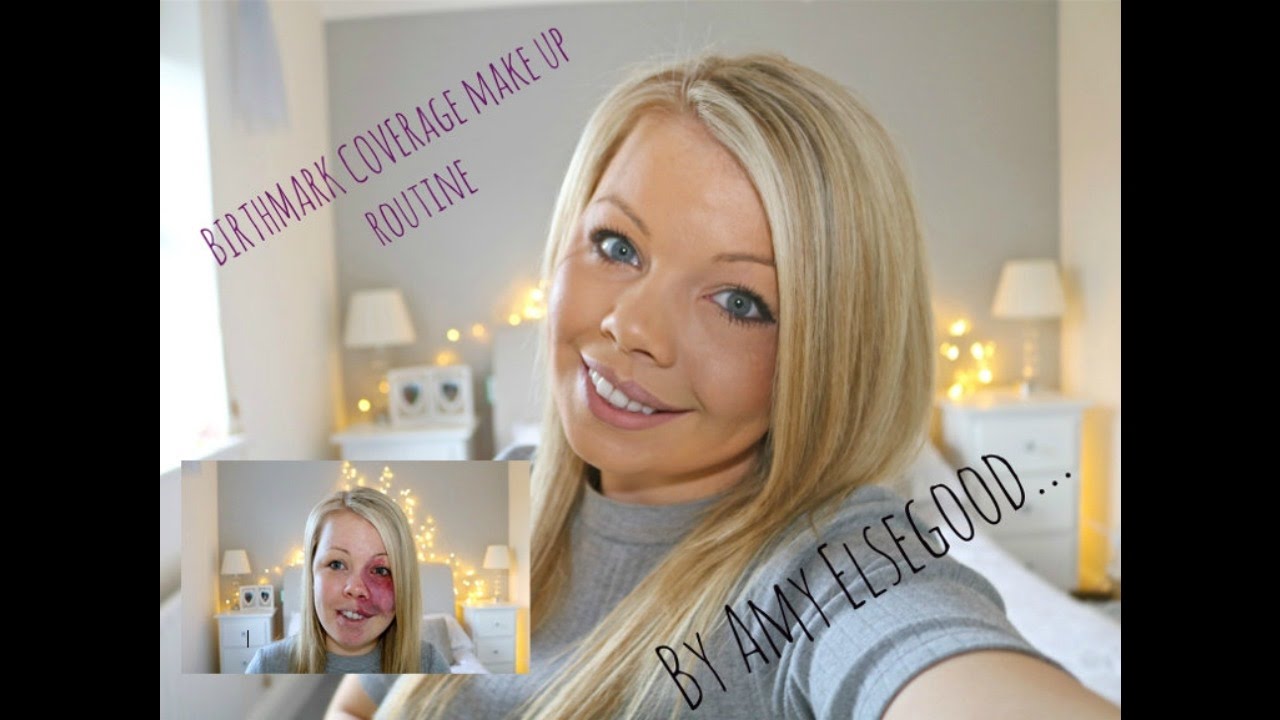 BIRTHMARK COVERAGE MAKE UP TUTORIAL//AMY ELSEGOOD//FIRST VIDEO