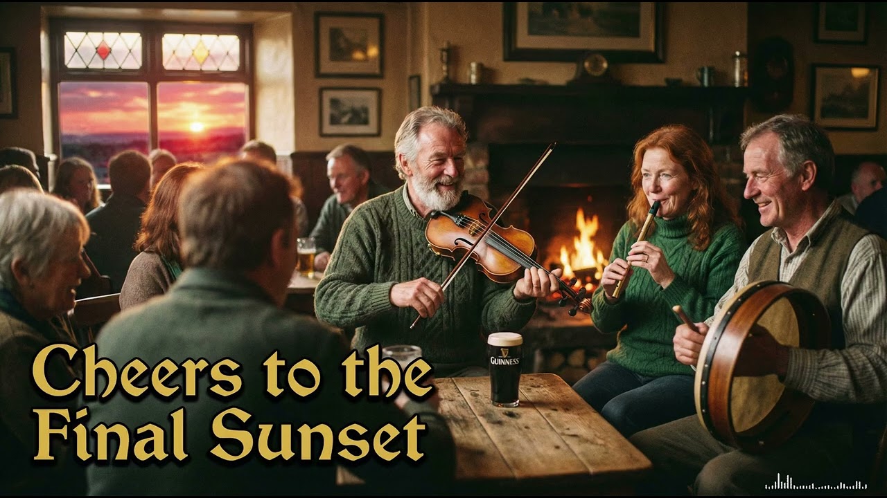 Upbeat Celtic Folk | Cheers to the Final Sunset (Original Irish Pub Song)