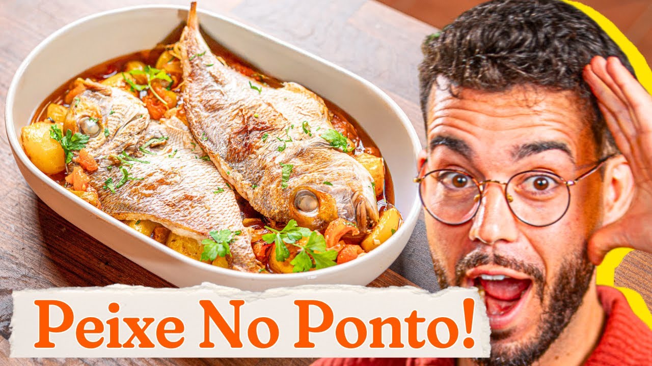 Peixe Assado &agrave; Portuguesa &eacute; mais saboroso que podes fazer!
