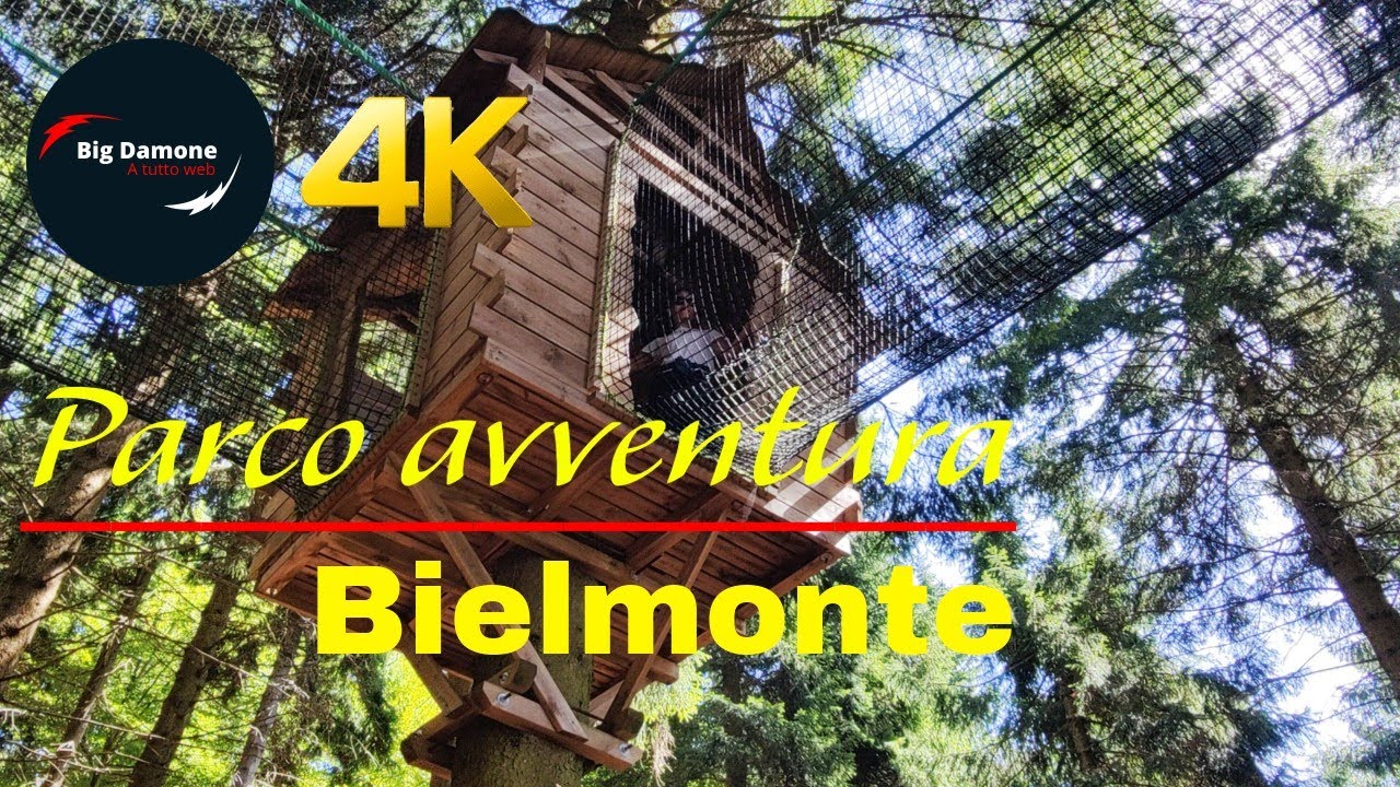 Parco avventura Bielmonte (Piemonte). Oasi Zegna. 4K video!
