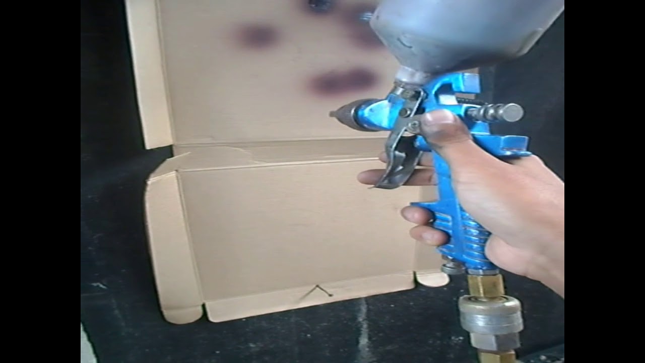 Pistola de Pintura HVLP Montagem, Regulagem e Limpeza
