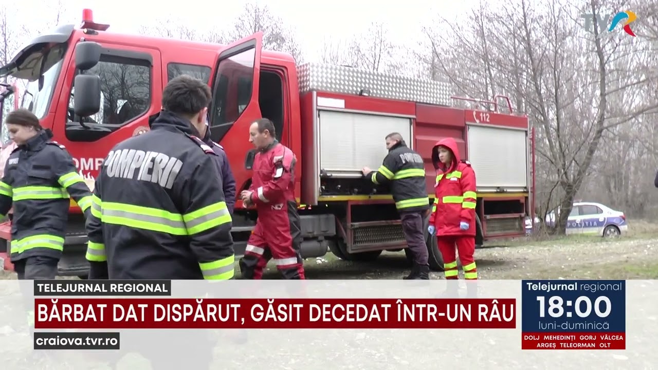BĂRBAT DAT DISPĂRUT, GĂSIT DECEDAT ÎNTR-UN RÂU