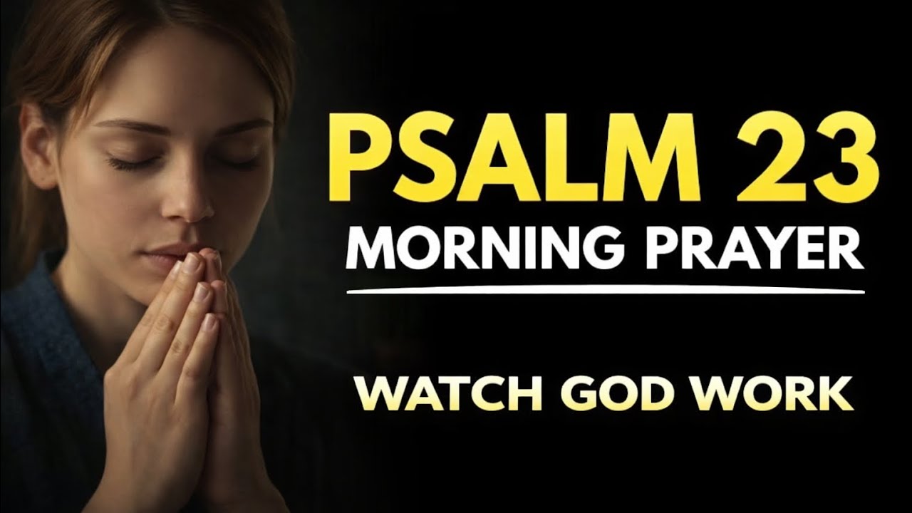 Psalm 23 : Morning Prayer for God's Provision, Guidance, and Daily Protection || Morning Prayer
