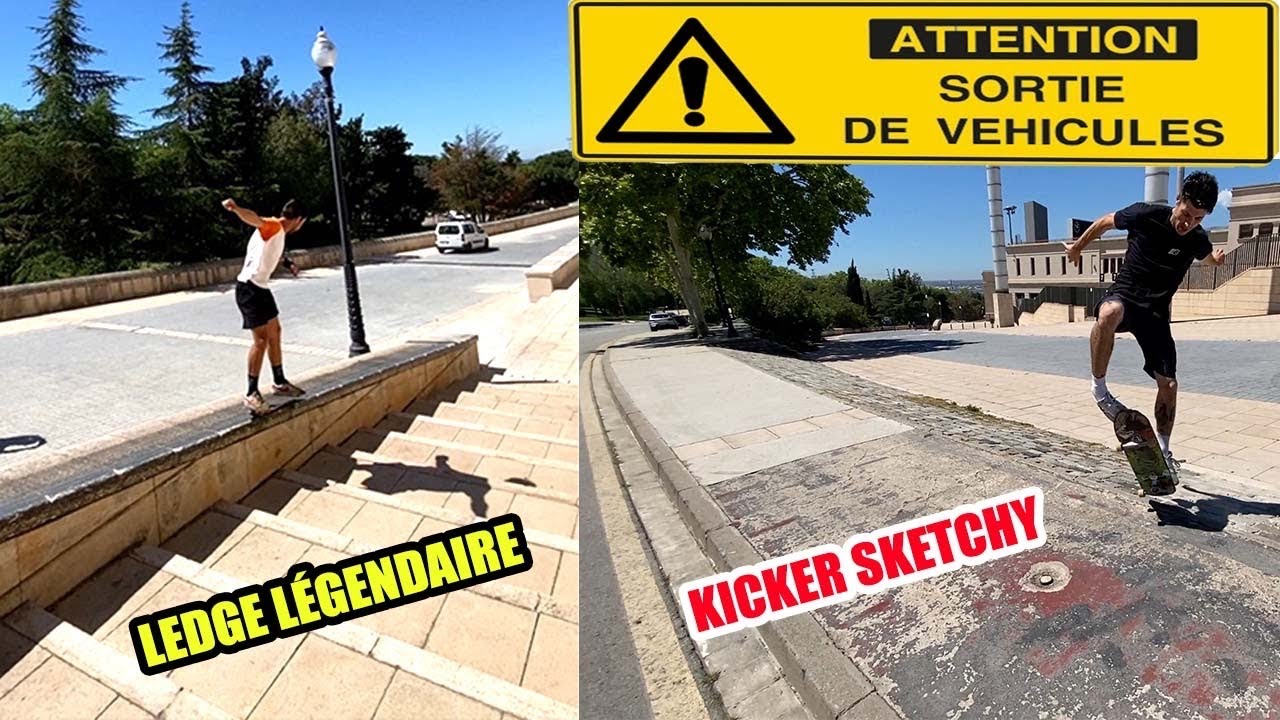Ledge légendaire réparé par les ouvriers + kicker ghetto sur la route