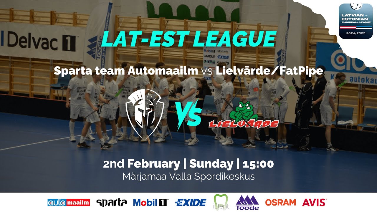 LAT-EST League: Sparta team Automaailm (EST) - Lielvārde/FatPipe (LAT) (02.02.2025)