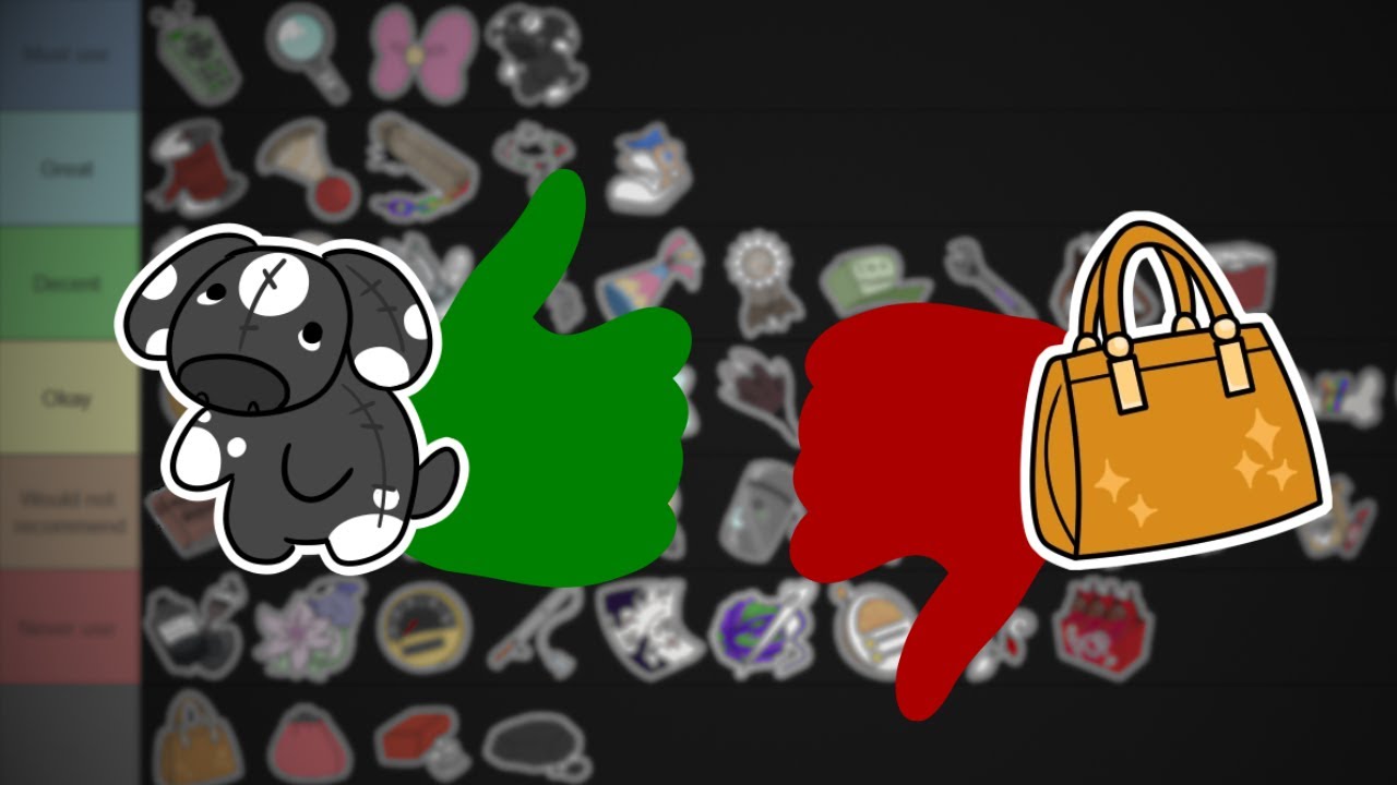 Ranking Dandy's World trinkets...