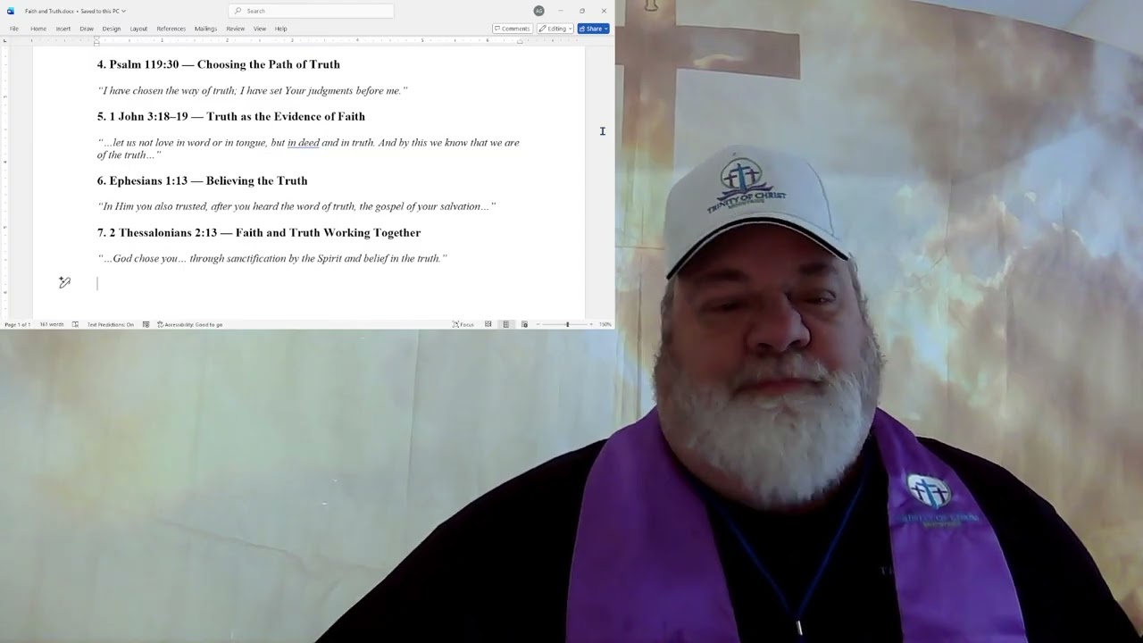 TOCM Sunday Service Jan 25th 2026 Faith and Truth