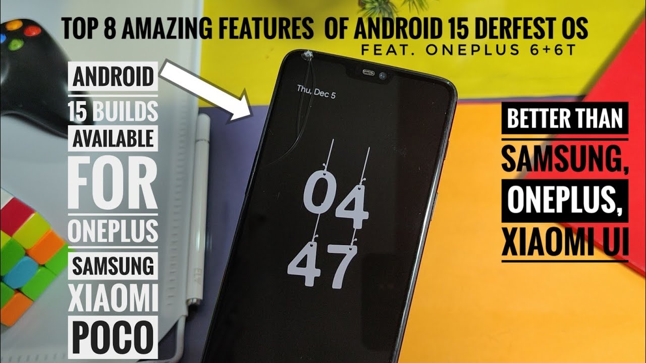 New android 15 features by derfest OS feat. oneplus 6 & 6t