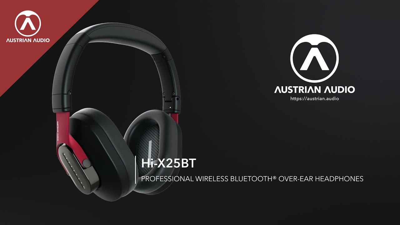 Austrian Audio Hi-X25BT Professional Wireless Bluetooth&reg; Over-Ear Headphones