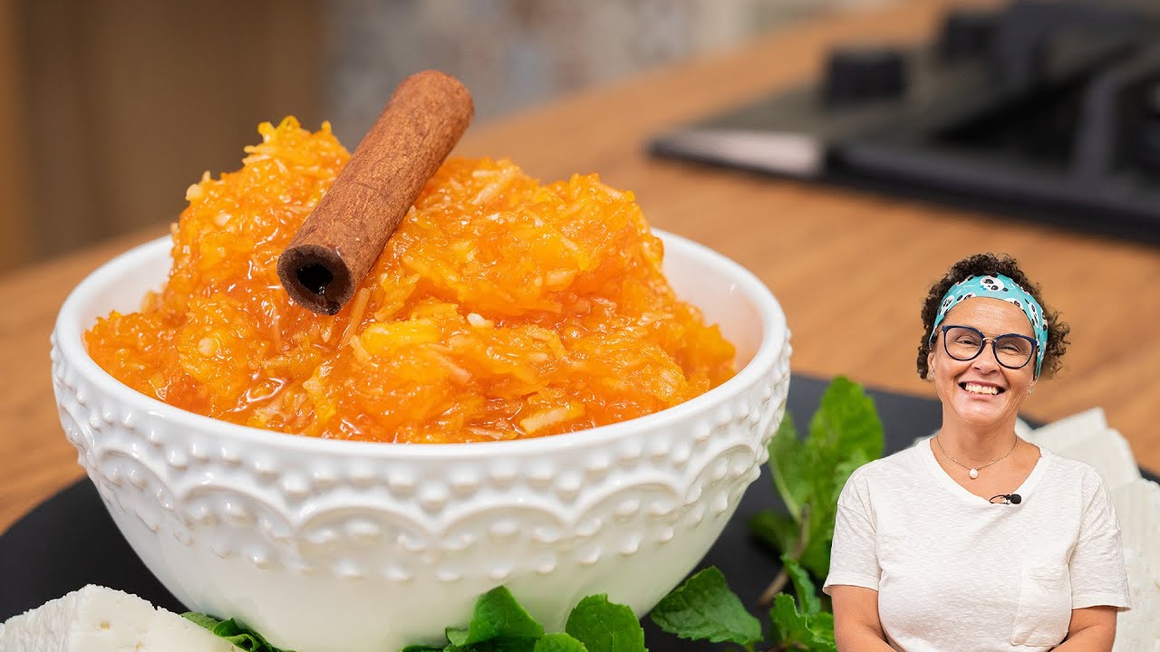 RECEITA DE VÓ QUE NÓS AMAMOS: DOCE DE ABÓBORA COM CÔCO