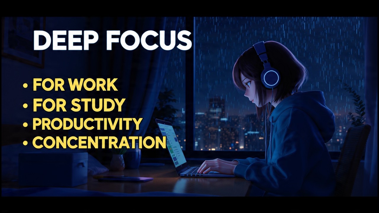 🔴 LIVE Work Music for Focus | Calm Ambient Instrumental for Productive Work Hours