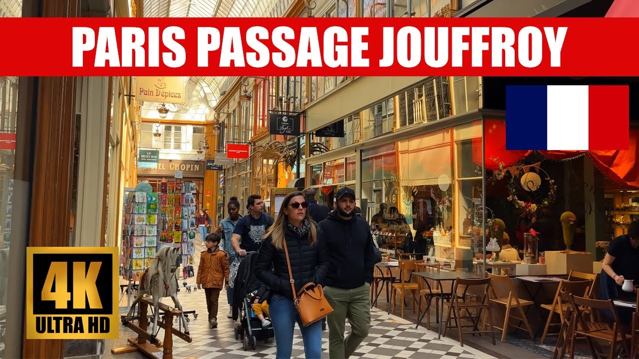 【4K】Walking in Paris Passage Jouffroy (Ultra HD 60fps)