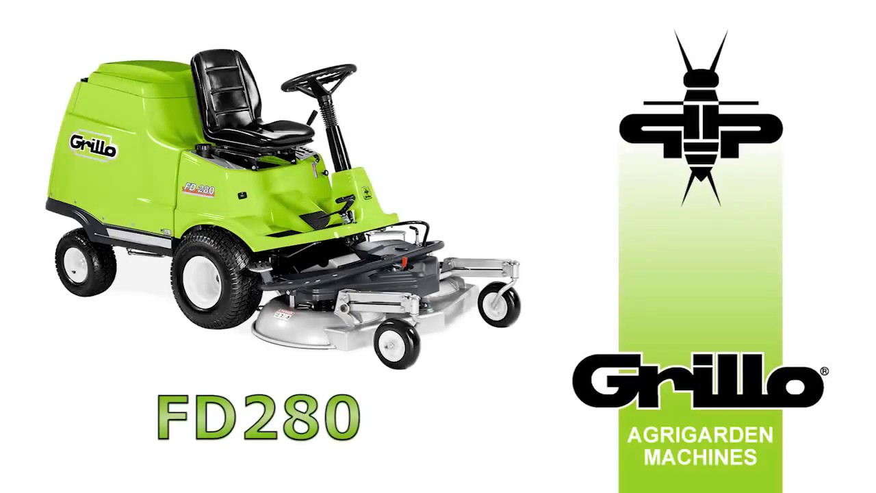 Grillo FD 280 Frontmäher mit Fangkorb und elektrischer Entleerung vorgestellt - Kolde Gartentechnik